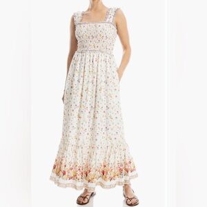 NWTA MAX Studio Wide Strapped Maxi Dress